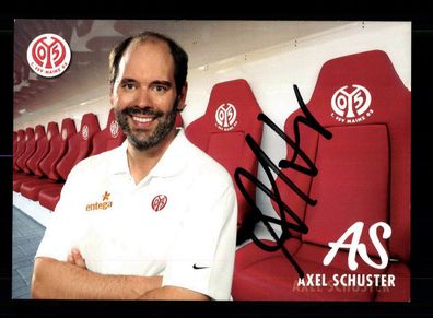 Axel Schuster Autogrammkarte FSV Mainz 05 2011-12 Original Signiert