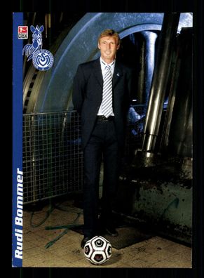 Rudi Bommer Autogrammkarte MSV Duisburg 2006-07 Original Signiert