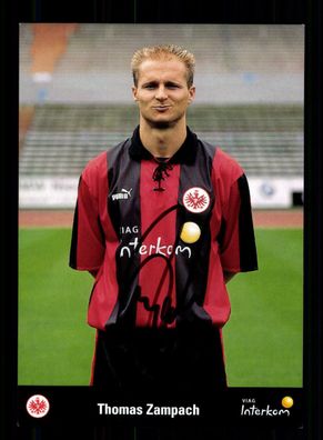 Thomas Zampach Autogrammkarte Eintracht Frankfurt 1999-00 Original Signiert