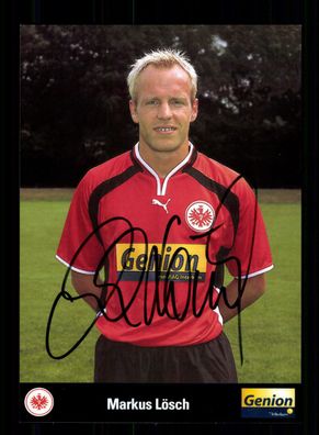 Markus Lösch Autogrammkarte Eintracht Frankfurt 2000-01 Original Signiert
