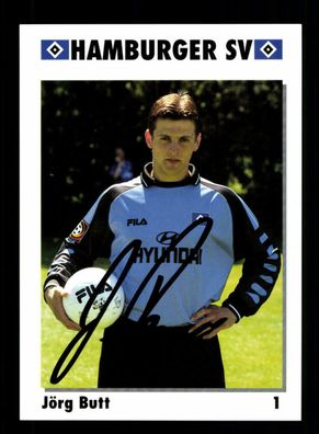 Jörg Butt Autogrammkarte Hamburger SV 1999-00 Original Signiert