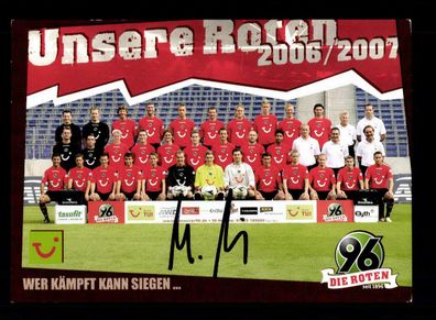 Original Mannschaftskarte Hannover 96 2006 1 x Original Signiert