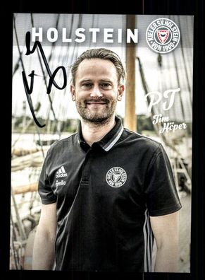 Tim Höper Autogrammkarte Holstein Kiel 2016-17 Original Signiert