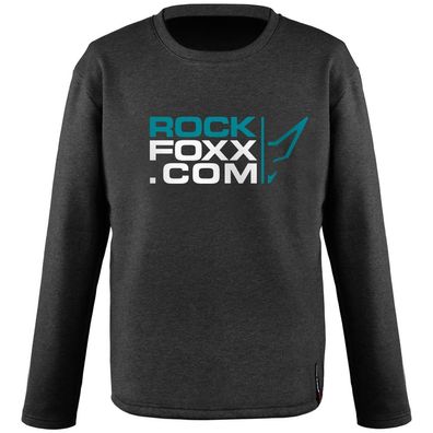 Rockfoxx Sweatshirt Sweater Pullover Pulli Charcoal unisex