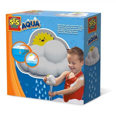 Badespielzeug Regenwolke Sonne SES Aqua auf Regen folgt Sonne Kinder Badespaß