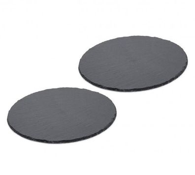 Schieferplatten rund Ø 30cm - 2erSet