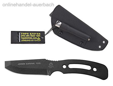 Tops Knives Jensen Survival Tool Messer Outdoor Survival