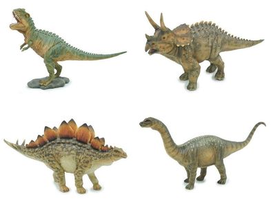 Dekoration Dinosaurier 33-50 cm, Dinos Dekofigur Deko Tiere Rex Stego Triceratops