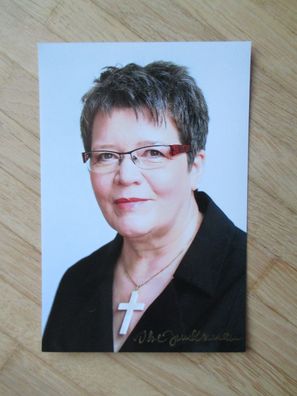 Landesbischöfin Mitteldeutschland Ilse Junkermann - handsigniertes Autogramm!