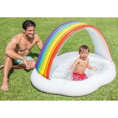 Intex Baby Pool Planschbecken Rainbow Regenbogen Badespaß Regenbogenwolke