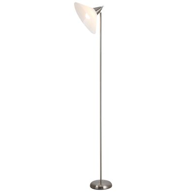 HOMCOM® Stehlampe mit einstellbar Lampenkopf, Standleuchte, Einstellbare Helligkeit
