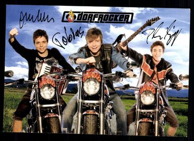 Dorfrocker Autogrammkarte Original Signiert ## BC 47619