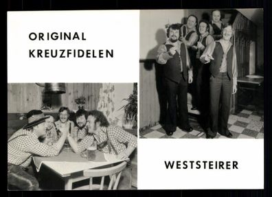 Original Kreuzfidelen Weststeirer Autogrammkarte Original Signiert ## BC 47519