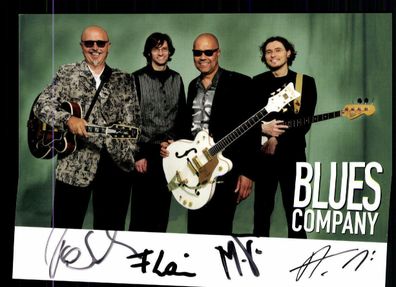 Blues Company Autogrammkarte Original Signiert ## BC 54712