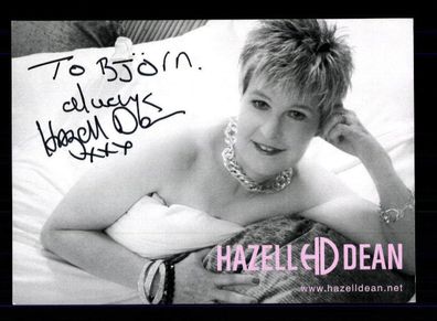 Hazell Dean Autogrammkarte Original Signiert Model # BC 117823