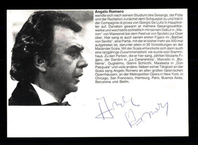 Angelo Romero Original Signiert # BC 115383