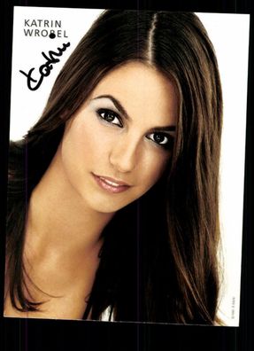 Katrin Wrobel Autogrammkarte Original Signiert ## BC 53365
