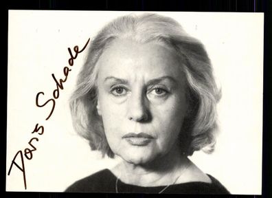 Doris Schade Rüdel Autogrammkarte Original Signiert # BC 63321