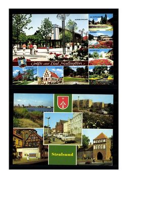 13 Alte Postkarten Städte und Sehenswürdigkeiten 50er Jahre Jahre + K 66