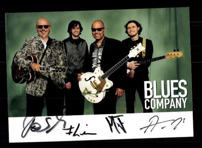 Blues Company Autogrammkarte Original Signiert ## BC 117140