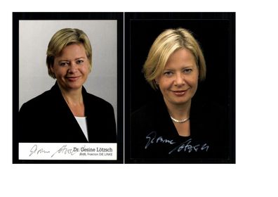 12 Autogrammkarten Politik Original Signiert ## K 256