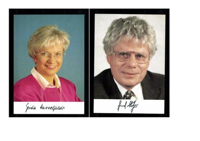 12 Autogrammkarten Politik Original Signiert ## K 262