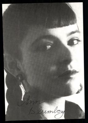 Ann Blumberg Autogrammkarte Original Signiert ## BC 25279