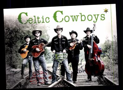 Celtic Cowboys Autogrammkarte Original Signiert ## BC 73041