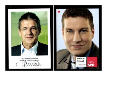 12 Autogrammkarten Politik Original Signiert ## K 398