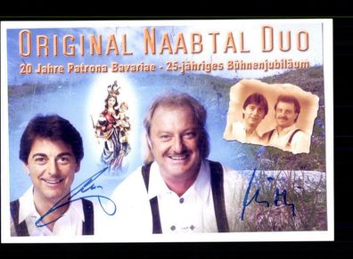 Naabtal Duo Autogrammkarte Original Signiert ## BC 146453