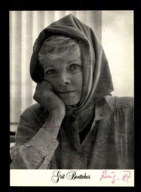 Grit Boettcher Autogrammkarte Original Signiert ## BC 151955