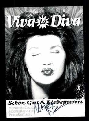Viva La Diva Autogrammkarte Original Signiert ## BC 152034