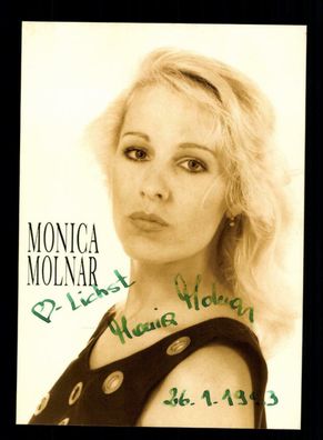 Monica Molnar Autogrammkarte Original Signiert ## BC 152152