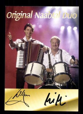 Naabtal Duo Autogrammkarte Original Signiert ## BC 152670