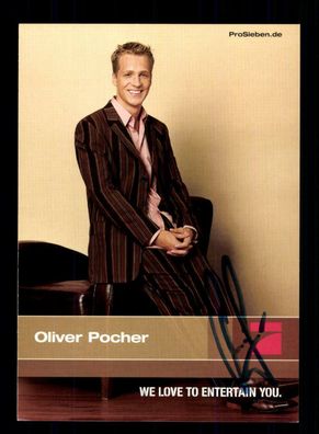 Oliver Pocher PRO 7 Autogrammkarte Original Signiert ## BC 153776