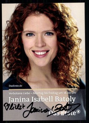 Janine Isabell Batoly Verbotene Liebe Original Signiert ## BC 16884