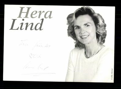 Hera Lind Autogrammkarte Original Signiert Literatur # BC 156501