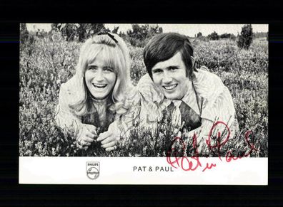 Pat und Paul Autogrammkarte Original Signiert ## BC 157777