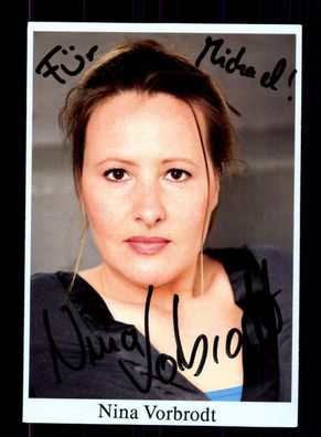 Nina Vorbrodt Autogrammkarte Original Signiert # BC 105230