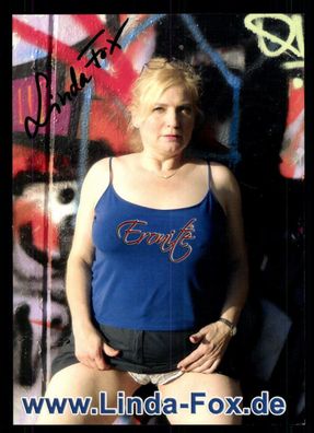 Linda Fox Autogrammkarte Original Signiert ## BC 53349
