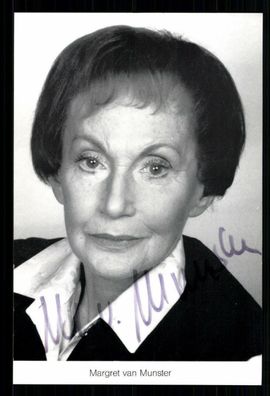 Margret van Munster Lindenstraße Autogrammkarte Original Signiert ## BC 21783