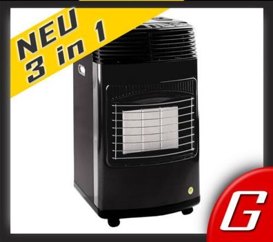 Gebläse Infrarot-Gasofen, Heizofen, Gasheizer 4,2 kW Raumheizer Gas Katalytofen