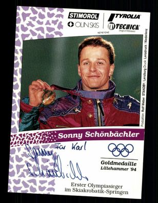 Sonny Schönbächler Autogrammkarte Original Signiert Skialpine ## BC G 26674