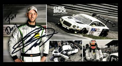 Chris Brück Autogrammkarte Original Signiert Motorsport ## BC G 27577