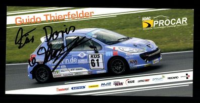 Guido Thierfelder Autogrammkarte Original Signiert Motorsport ## BC G 27578