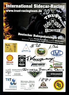 Florian Kreuzmayr Autogrammkarte Original Signiert Motorsport ## BC G 27590
