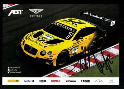 Daniel Abt und Christian Jöns Autogrammkarte Original Motorsport # G 27950