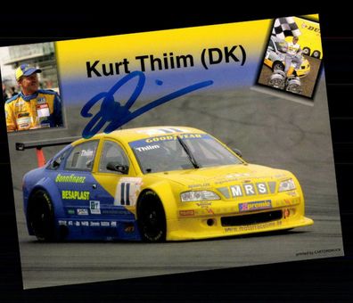 Kurt Thiim Autogrammkarte Original Signiert Motorsport ## BC G 28239