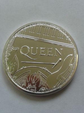 2£ 2 Pounds 2020 Grossbritannien music legends Queen 1 Unze 31,1g 999er Silber