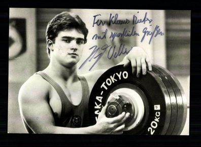 Ronny Weller Autogrammkarte Original Signiert Gewichtheben